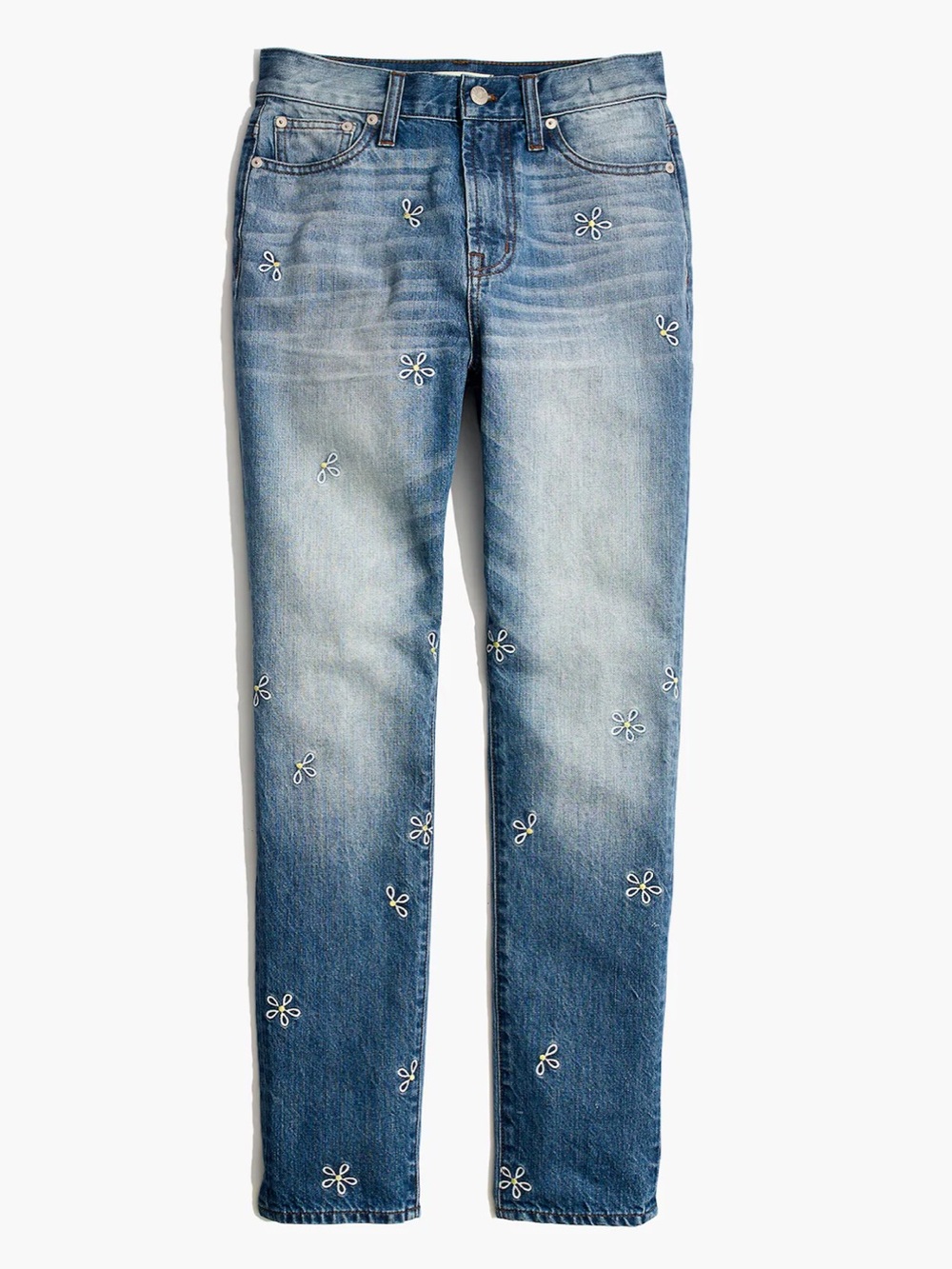Madewell Daisy Embroidered Perfect Summer Jeans 27 - Picture 14 of 14